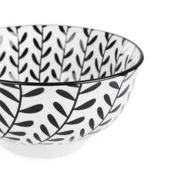 Miska Navia Czarna W Listki 12 Cm
