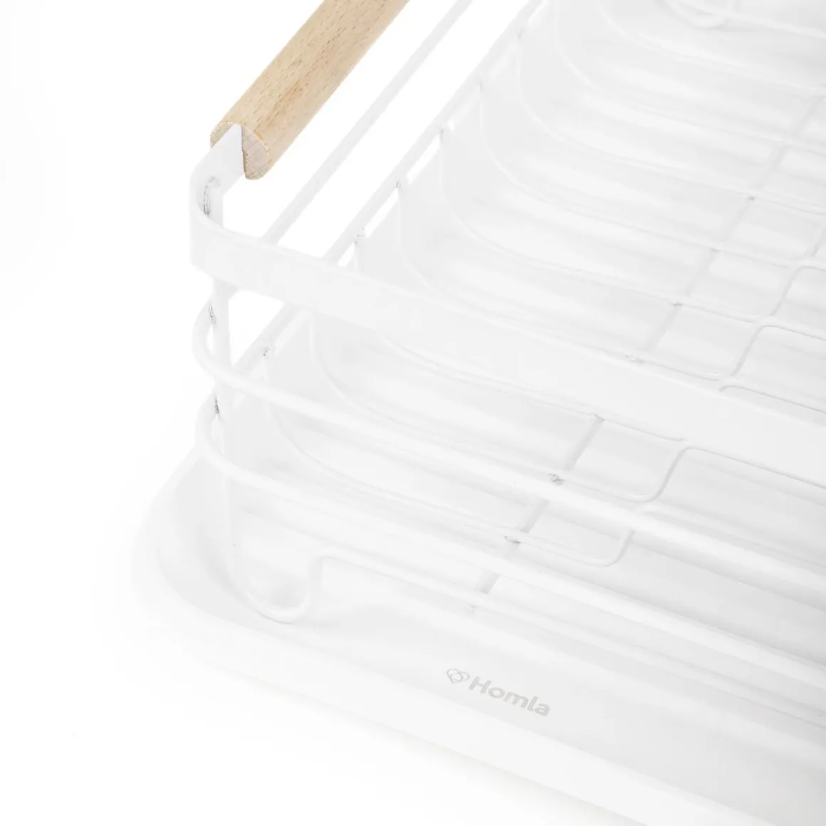 Ociekacz Kuchenny Plystre Bialy 42X31X13 Cm