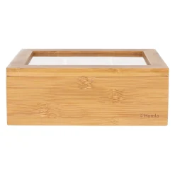 Organizer Bambou Zamykany Bambusowy 21X16 Cm