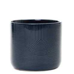 Oslonka Na Doniczke Loa Granatowa 15X13Cm