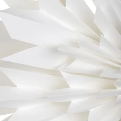 Ozdoba Papierowa Z Ledem Shallow Biala 100 Cm