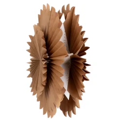 Ozdoba Papierowa Z Ledem Shallow Naturalna 50 Cm