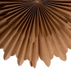 Ozdoba Papierowa Z Ledem Shallow Naturalna 50 Cm