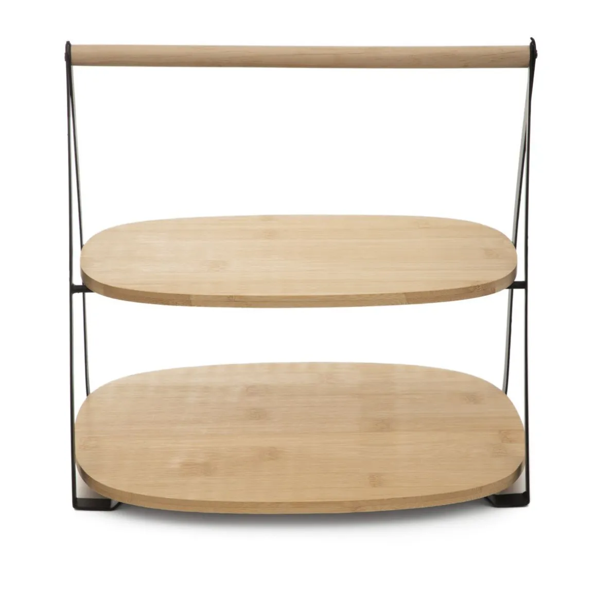 Patera Bambou Bambusowa 2 Poziomowa 25X28 Cm
