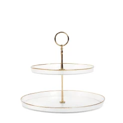 Patera Monze Dwupoziomowa Transparentna 21 Cm, 28 Cm