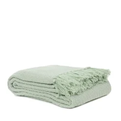 Pled Morris Pistacjowy Z Fredzlami 130X170 Cm