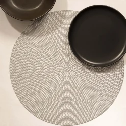 Podkladka Do Jadalni Skine Srebrna 38 Cm