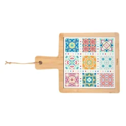 Podstawka Ethnic Deska Drewniana Mozaika 20X20Cm