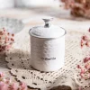 Pojemnik Casay Bialy Z Pokrywka 7X8,5 Cm