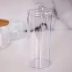 Pojemnik Falsa Na Waciki Transparentny 7X7X18 Cm