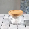 Pojemnik Nesta Na Waciki Z Bambusowa Pokrywka 10X10X7,5Cm