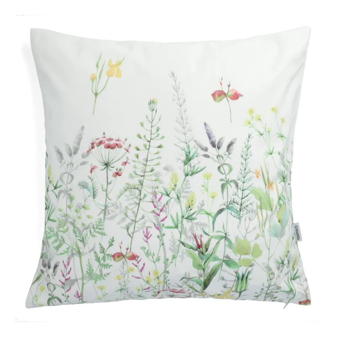 Poszewka Spring Welurowa Z Motywem Laki 45X45 Cm