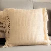 Poszewka Vaffel Z Fredzlami 45X45 Cm