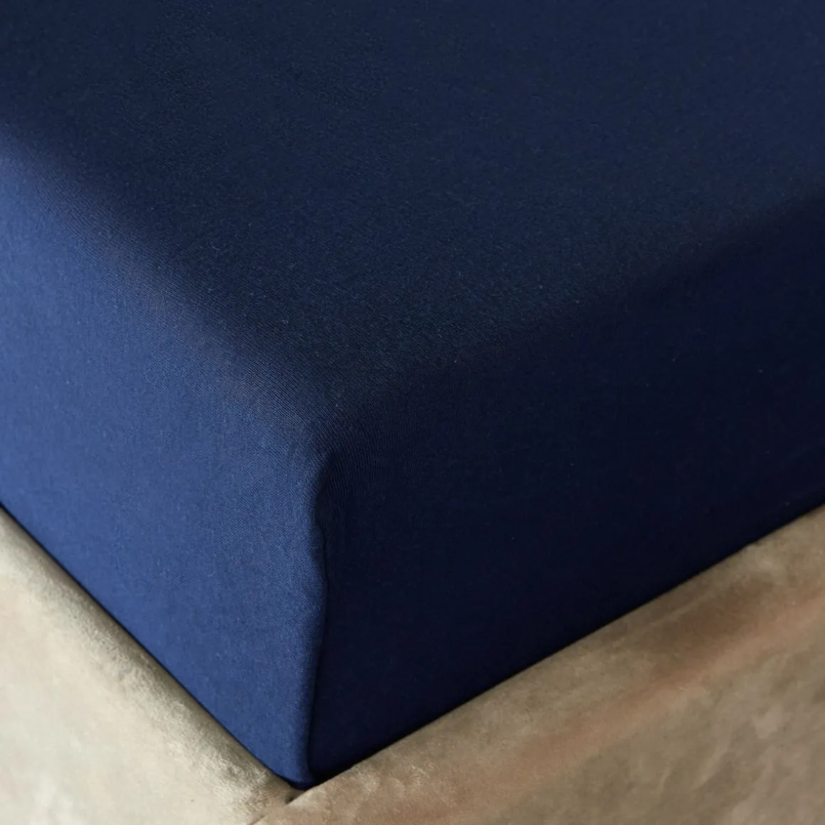 Przescieradlo Claire Jersey Granatowe 90X200 Cm