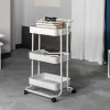 Regal Na Kolkach Hylla Metalowy 90X43X42Cm