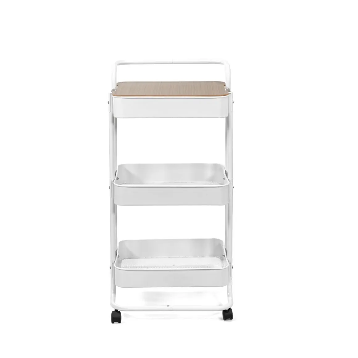 Regal Na Kolkach Hylla Metalowy 90X43X42Cm
