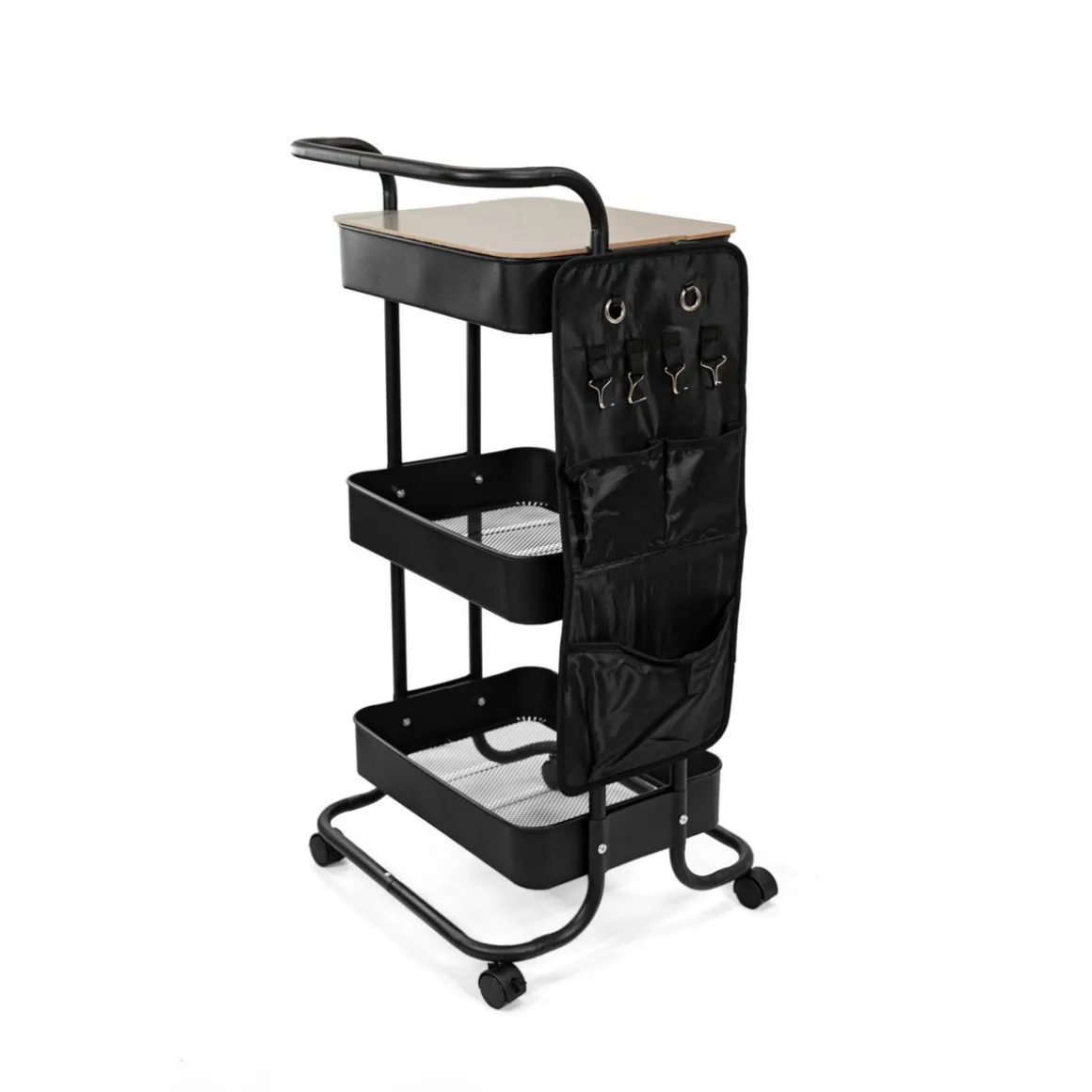 Regal Na Kolkach Hylla Metalowy 90X43X42Cm
