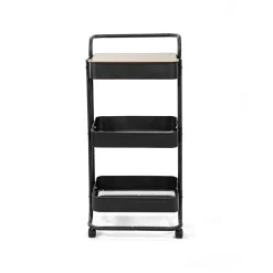 Regal Na Kolkach Hylla Metalowy 90X43X42Cm