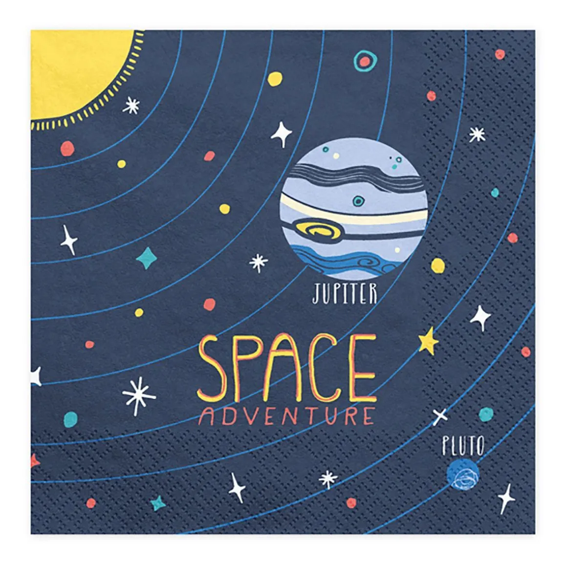Serwetki Space Papierowe Z Nadrukiem 20 Szt. 16X16 Cm