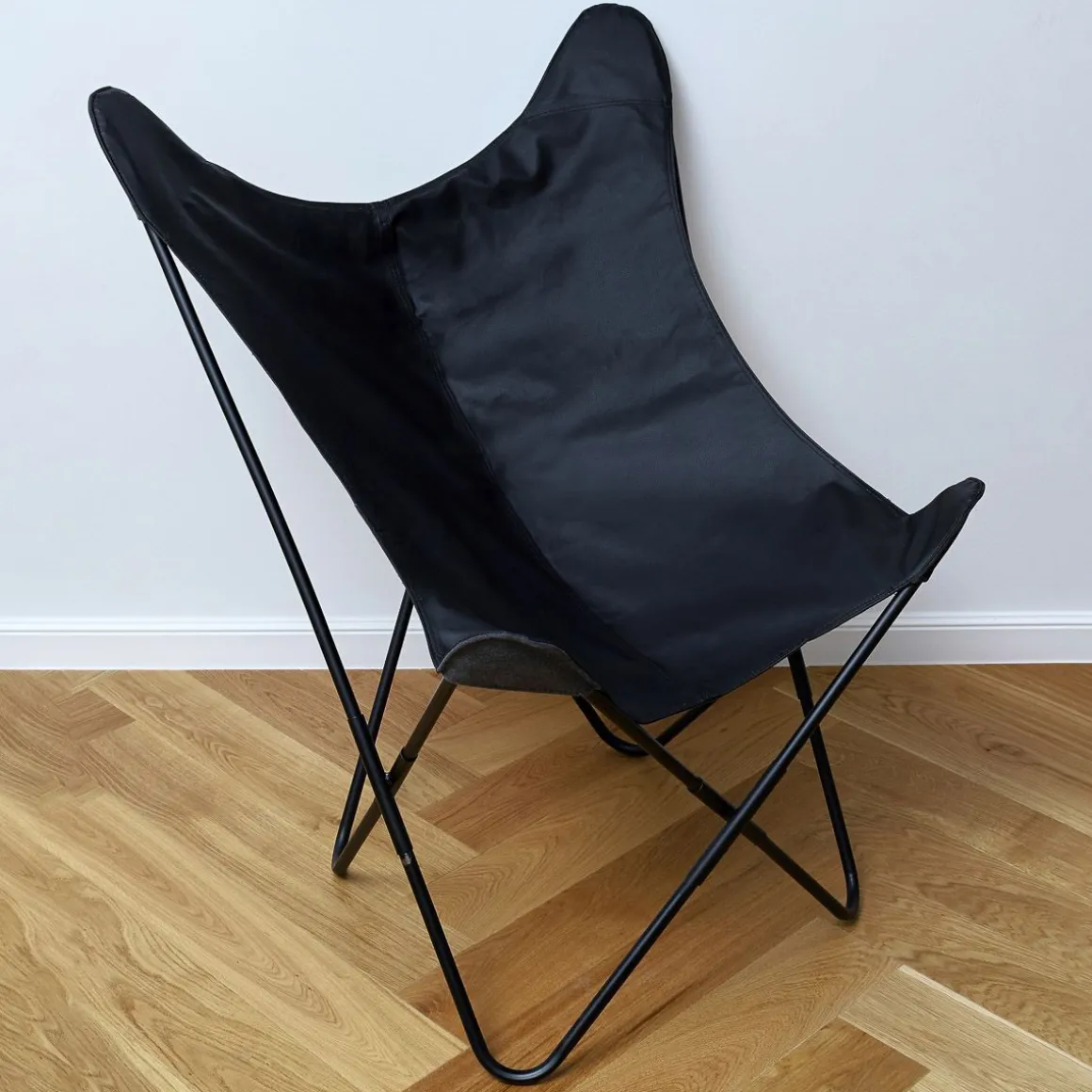 Siedzisko Butterfly Wymienne Do Fotela - Czarna Eco Skora 76X97 Cm