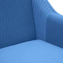 Sofa Avant Sofa 2-Osobowa, Welurowa Granatowa 127X82X81.5 Cm