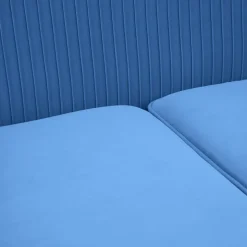 Sofa Avant Sofa 2-Osobowa, Welurowa Granatowa 127X82X81.5 Cm