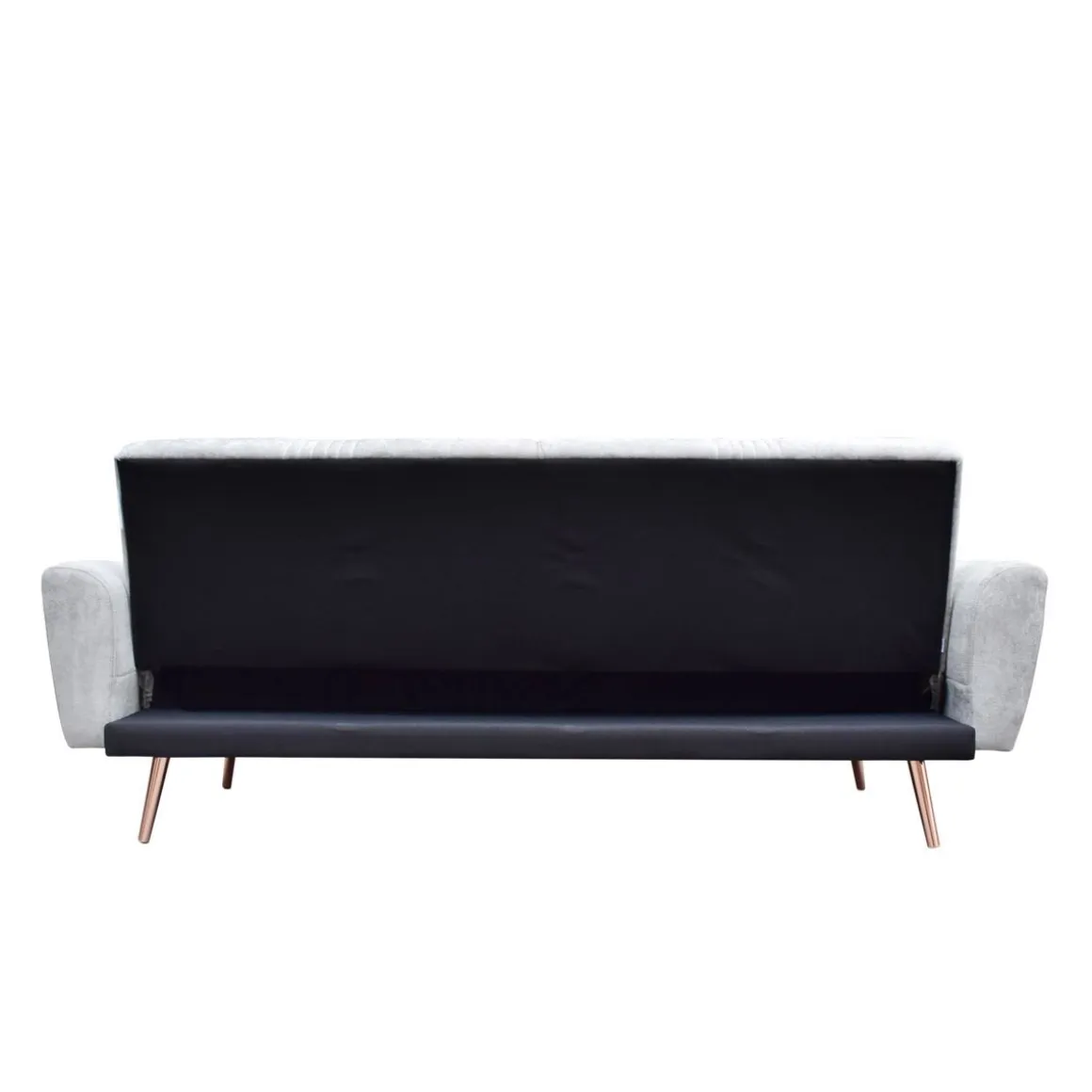 Sofa Samtige 3-Osobowa, Z Funkcja Spania, Szara 212X84X86.5 Cm