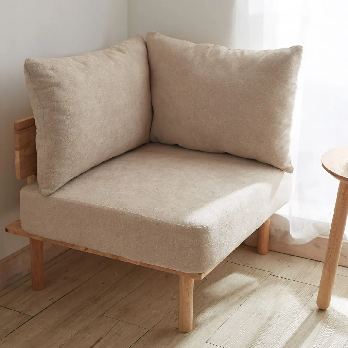 Sofa Seri Modulowa Bezowa 74X86X86 Cm