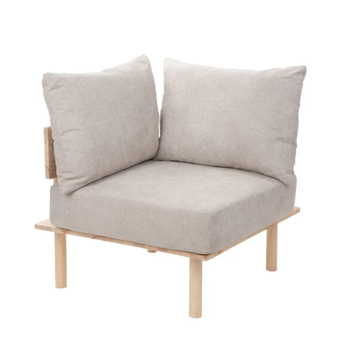 Sofa Seri Modulowa Bezowa 74X86X86 Cm