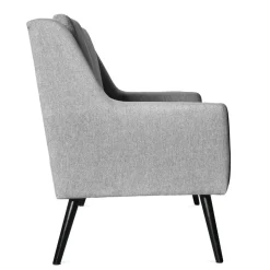 Sofa Sophie W Tkaninie Jasnoszara 130X75X93 Cm