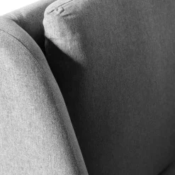 Sofa Sophie W Tkaninie Jasnoszara 130X75X93 Cm