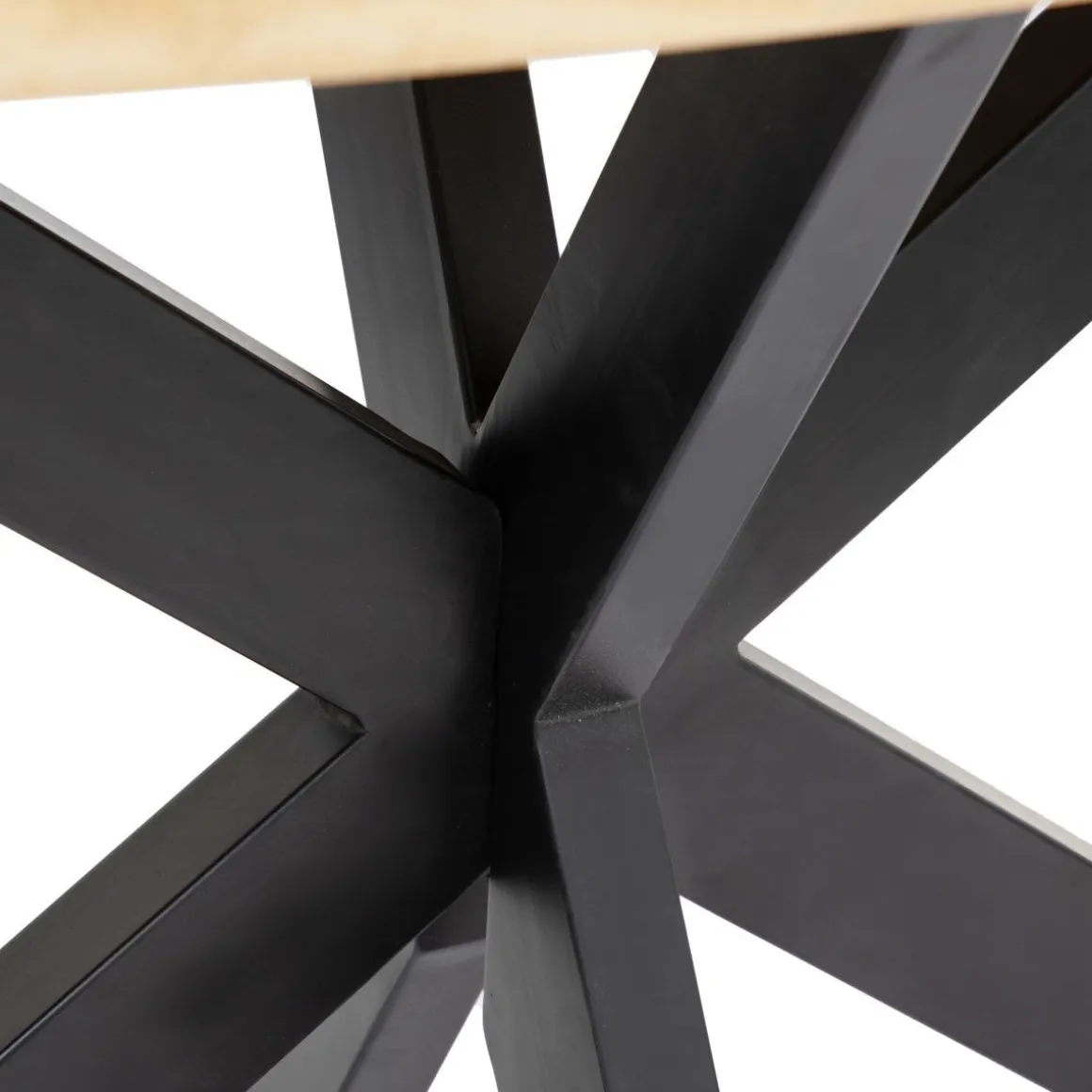 Stol Glima Lite Drewno Akacji + Metal 160X80X76 Cm