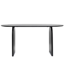 Stol Lagom Lite Drewno Akacji Czarne 160X80X76 Cm