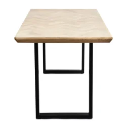 Stol Mangata Lite Drewno Mango + Metal 140X70X76 Cm