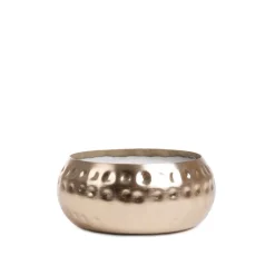 Swieca Zapachowa Dritto Zlota 9X9X4 Cm