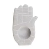 Swiecznik Marble Raczka Z Bialego Marmuru 13 Cm