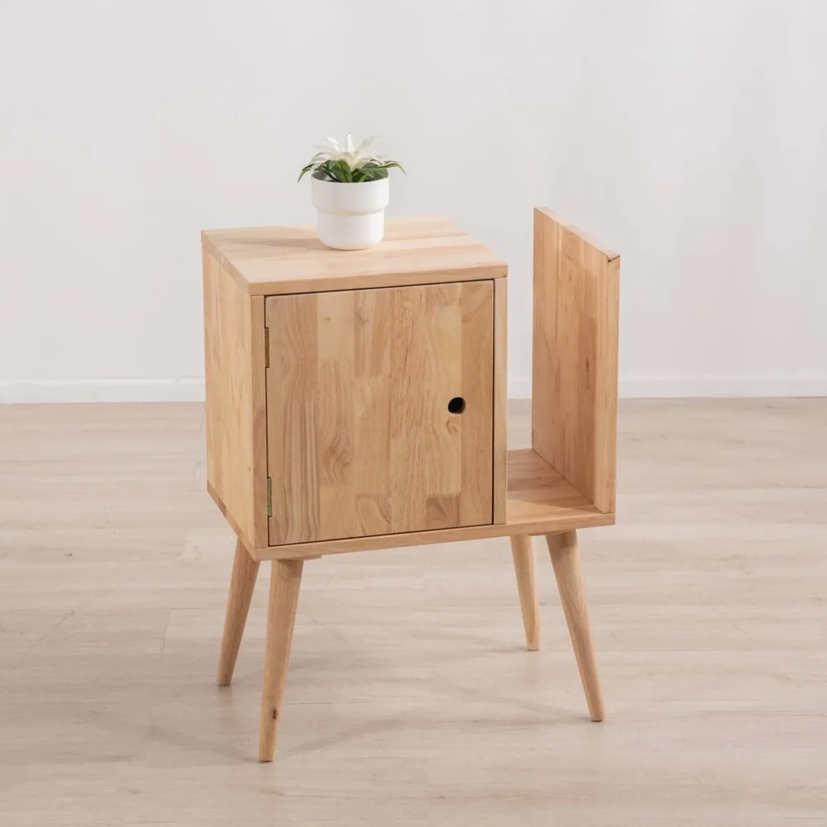 Szafka Nocna Sinar Naturalny 50X30X66,5 Cm
