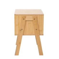 Szafka Nocna Slumber Bambusowy Naturalny 42X29X42 Cm