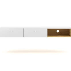 Szafka Wiszaca Carini! Dab Artisan/Bialy 140X30X18 Cm