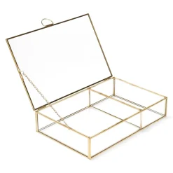 Szkatulka Na Bizuterie Grazia Zlota 23X15X5 Cm