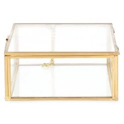 Szkatulka Na Bizuterie Grazia Zlota 13X11X5 Cm