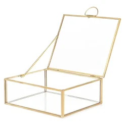 Szkatulka Na Bizuterie Grazia Zlota 13X11X5 Cm