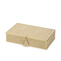 Szkatulka Na Bizuterie Grazia Z Plecionka 22X13X5 Cm