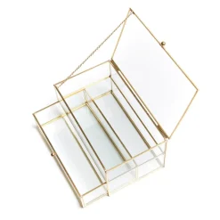 Szkatulka Na Bizuterie Grazia Z Szufladka Zlota 21X10X10,5 Cm