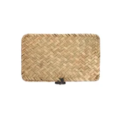 Szkatulka Na Bizuterie Talulah Pleciona Naturalna 20X12X8Cm