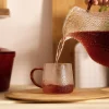 Szklanka Amber Mlotkowane Szkło 0,35 L