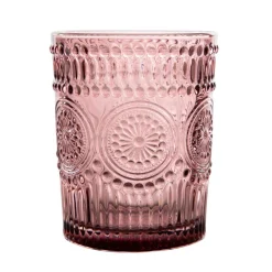 Szklanka Barrel Wzorzysta Rozowa 0.30