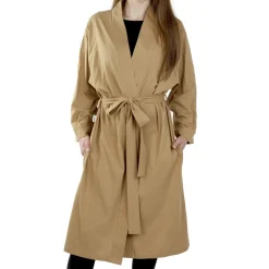 Szlafrok Pelly Bawelniany Musztardowy One Size