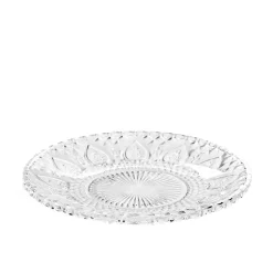 Talerz Moselle Wzorzysty Transparentny 17 Cm