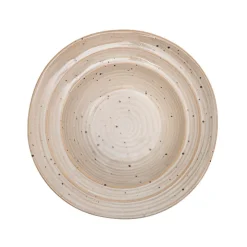 Talerz Palmera Gleboki Bezowy 19 Cm